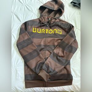 Burton Chocolate Striped Hoodie